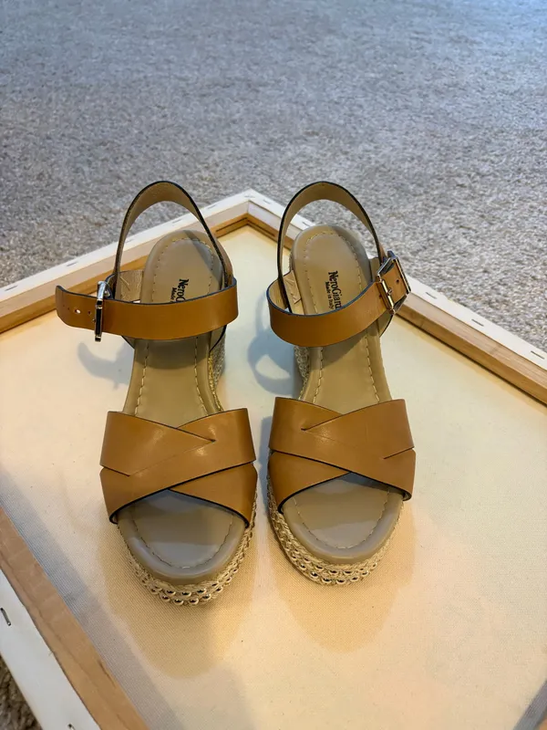 italian wedges Brown Size 7 - Image 2