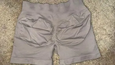 Grey/tan gym shorts Gray Size M - Image 3