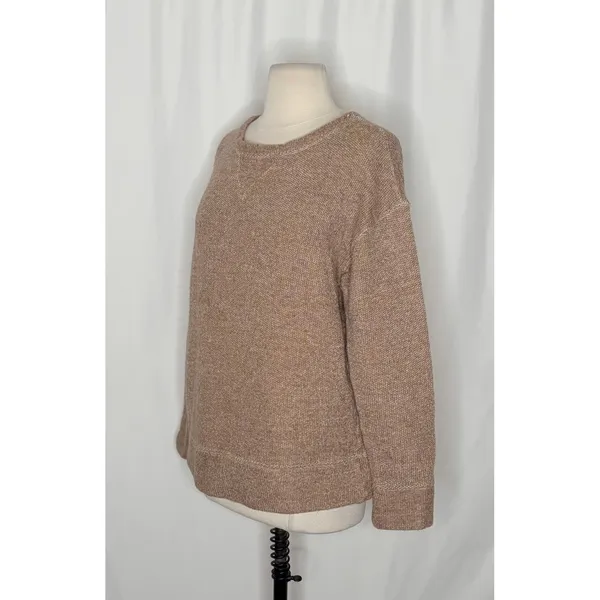 Anthropologie CP SHADES Pam Cotton Wool Sweatshirt Sweater Brown XS Made USA - Image 4