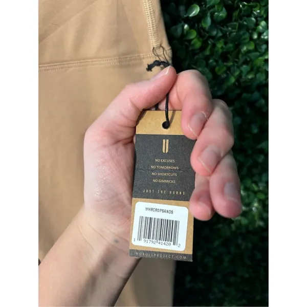 NoBull Project Tan Sand NWT Cropped Leggings Sz Small - Image 3