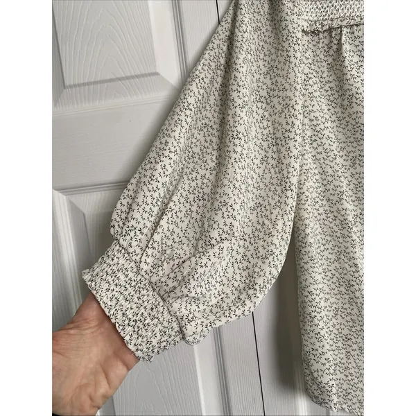 Bohme Blouse Size Small Womens‎ Smocked Blouse Cottagecore Feminine - Image 2