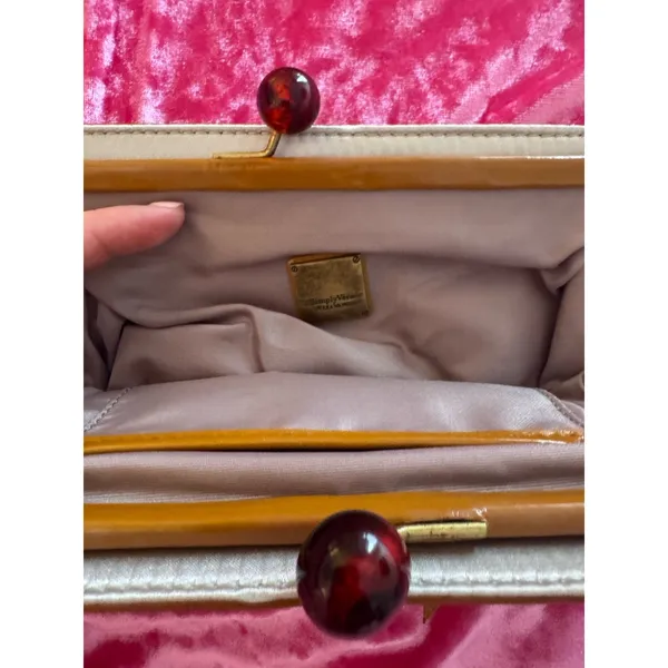 Simply Vera Wang Clutch Tan Gold Embellished Purse Formal Going Out - Image 4
