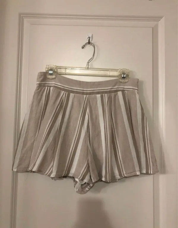Two Piece Matching Skort & Top Set Gray Size L - Image 2