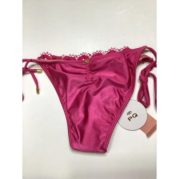 New. Pilyq lace teeny bikini bottom. Medium. Retails $76 - Image 7