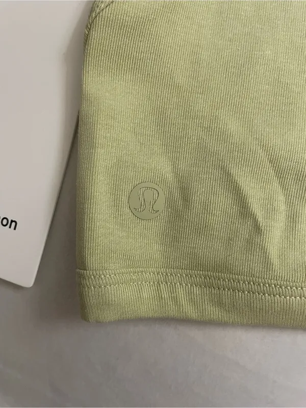 Lululemon NWT Ribbed Held Tight Short Sleeve Shirt Crop Top Green Size 6 - Image 7