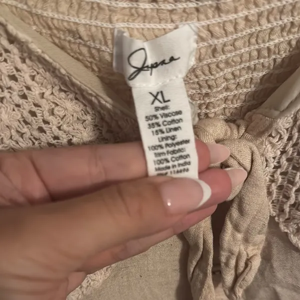Women's Cream Lace Detail Top - Image 3