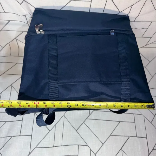 Lo & Sons Catalina Deluxe Tote Navy Blue Canvas Travel Weekend Bag READ - Image 5