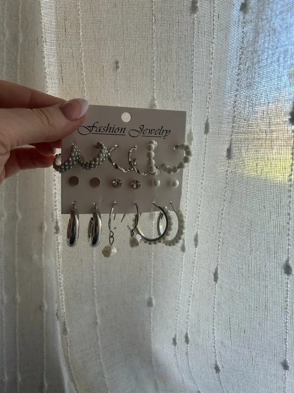 Silver earrings - Image 3
