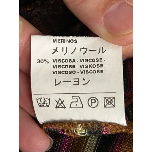 M Missoni zig zag wool blend boho sundress 40 4 - Image 12