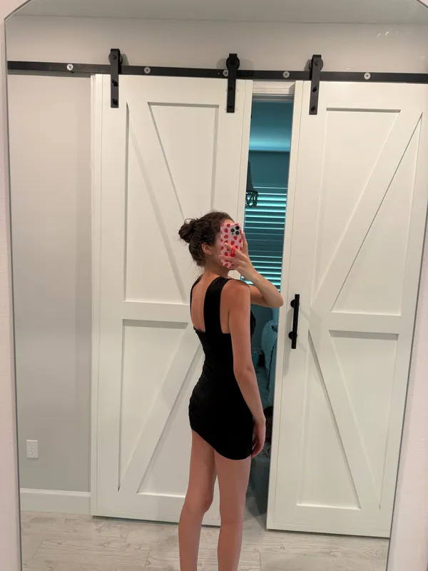 black mini dress - Image 2