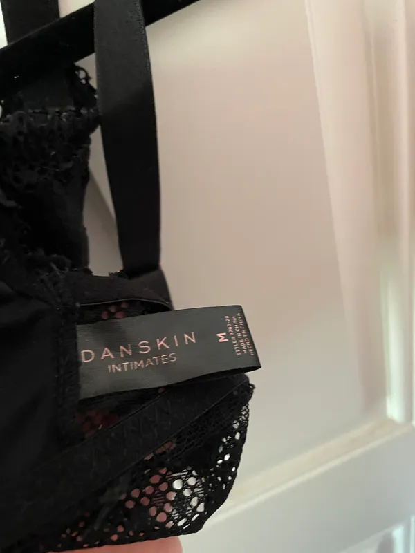 Danskin Black Lace Bralette - Image 3