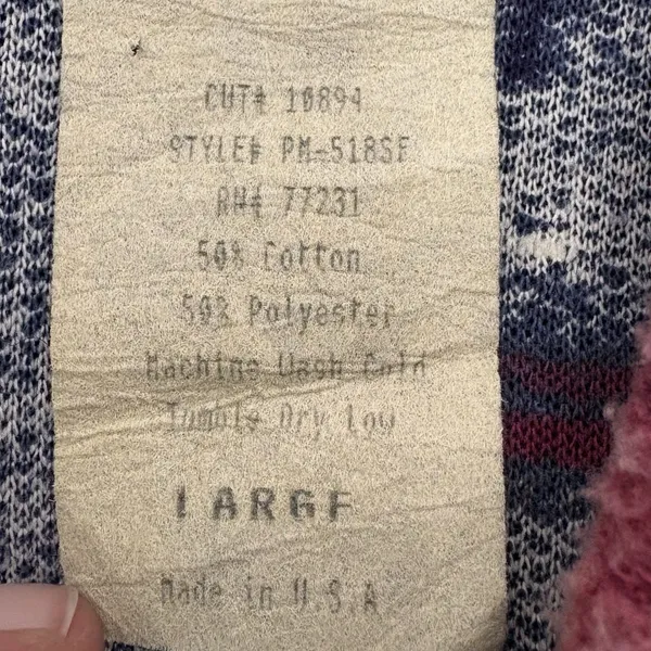 Women’s Vintage Western Cardigan Size Large Aztec Tribal - Image 9
