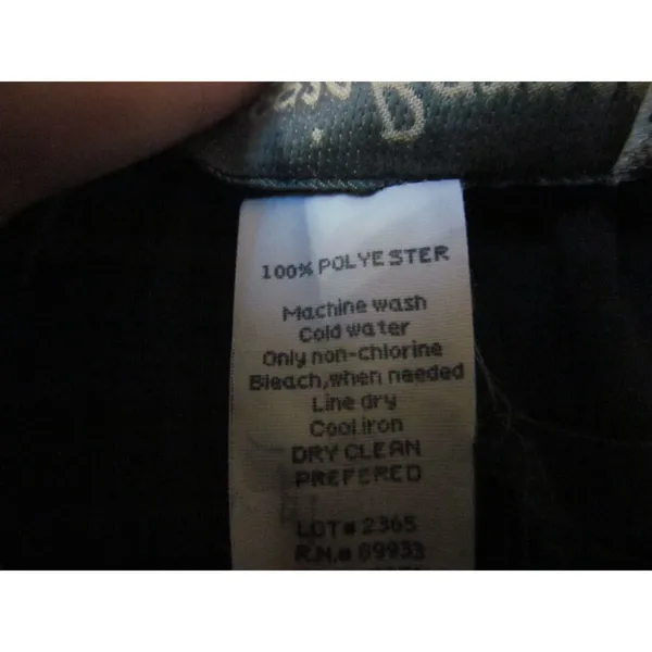 Vintage Maggie Barnes Dress Pants 20W Black Pleated Wide Leg‎ Trousers - Image 6