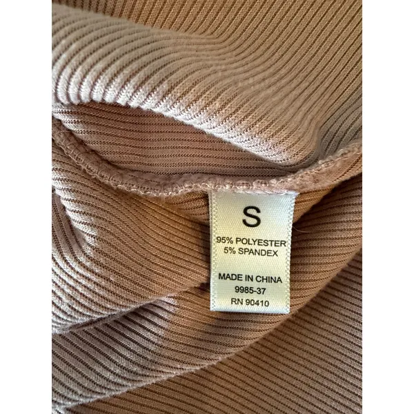 Nicole Miller New York Pajama Set Womens Small Pink Ribbed Knit 2pc Loungewear - Image 12