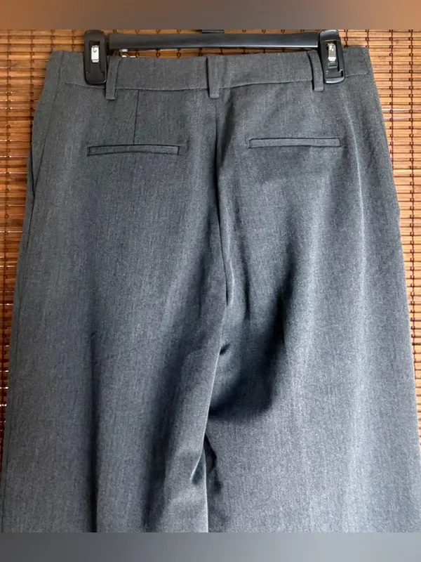 Musinsa Standard Woman Charcoal Wool Wide Leg Pants Size 28 US 6 - Image 8