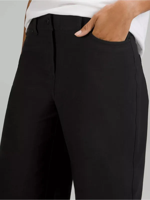 NWOT Lululemon City Sleek 5 Pocket High Rise Wide Leg Pant Full Length Size 27 - Image 3