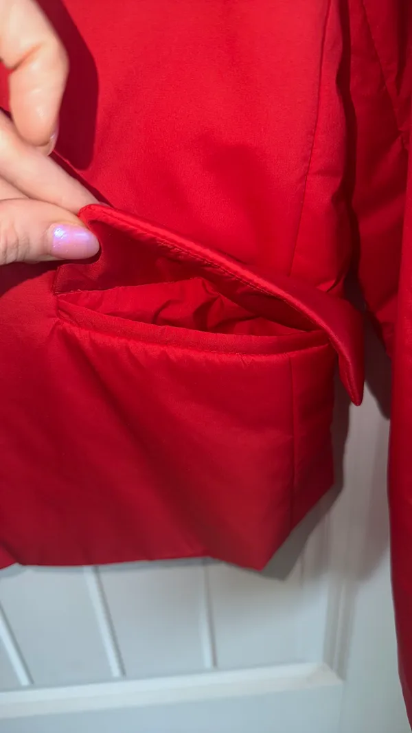Women’s Lilla P Red Blazer Jacket XS - Image 6