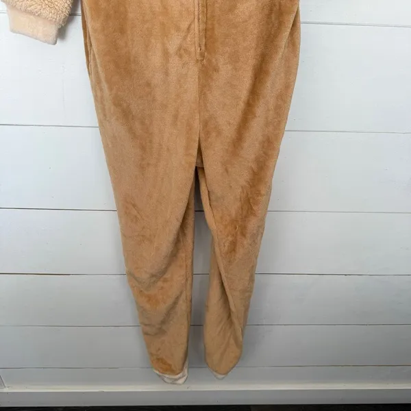 Star Wars Adult Small Grogu One Piece Pajama Zip Up Hooded - Image 2