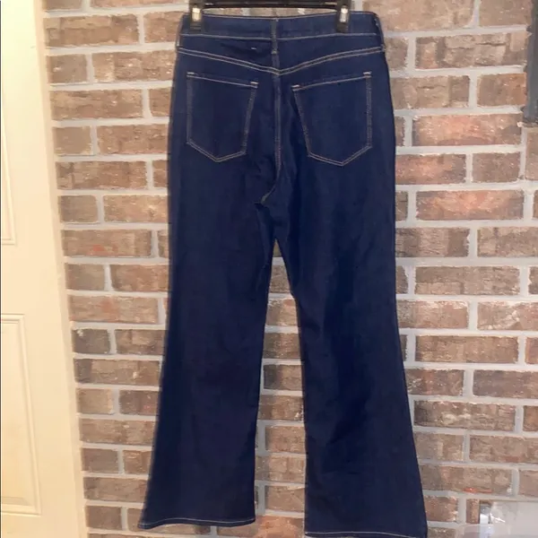 Old Navy Blue Flare Leg Jeans with Classic Style NWT - Image 3