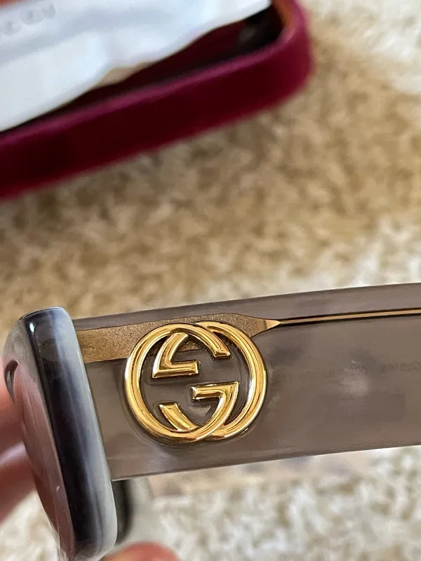 Gucci GGO516S Square Grey Sunglasses  - Image 4