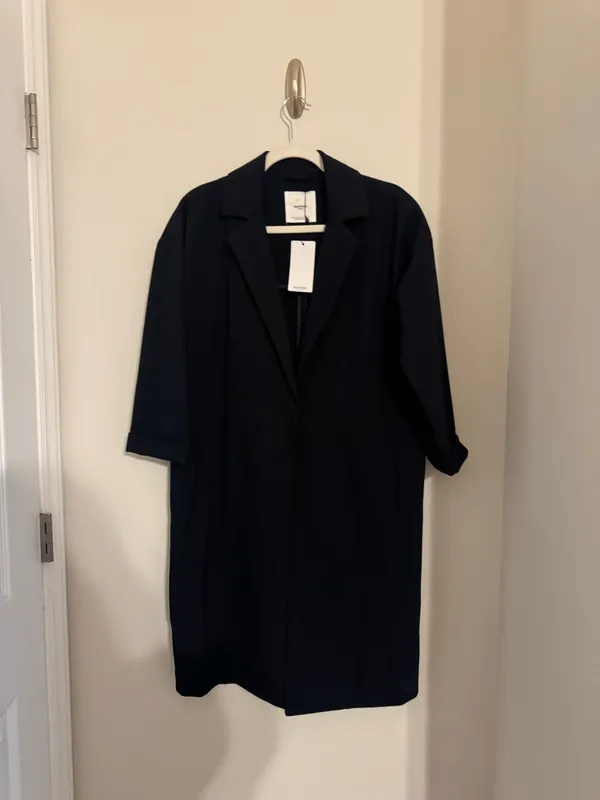 NWT Mango Collared Overcoat - Image 4