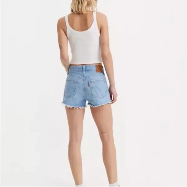LEVI’S  501 Original Short Distressed Size 29 Buttonfly - Image 2