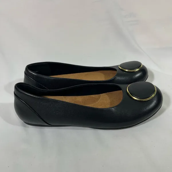 Softwalk Sonoma Halo Leather Ballet Flat Shoes S2257-001 Womens 8 Black Stylish‎ - Image 4