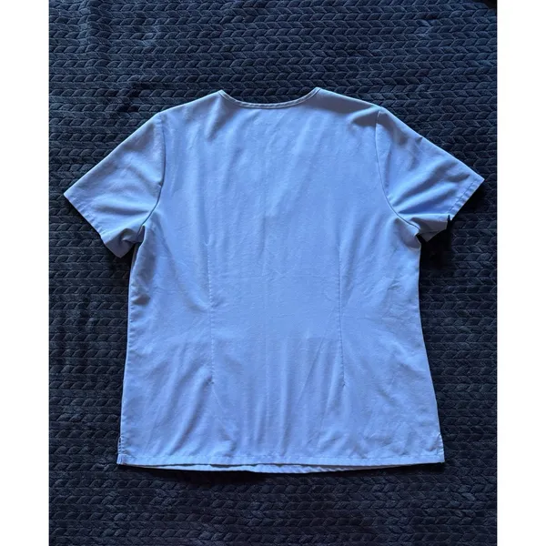 Figs‎ Women's Technical Collection Catarina Pocket Scrub Top Blue Size XL - Image 7