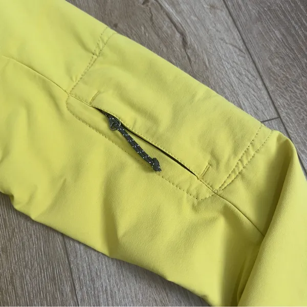 Mountain Hardwear Front Zip Jacket Women’s Size Medium Yellow - Image 5