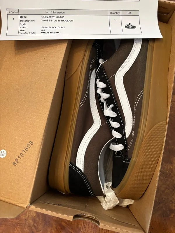 Vans Style 36 2-Tone Black/Gum - Image 8
