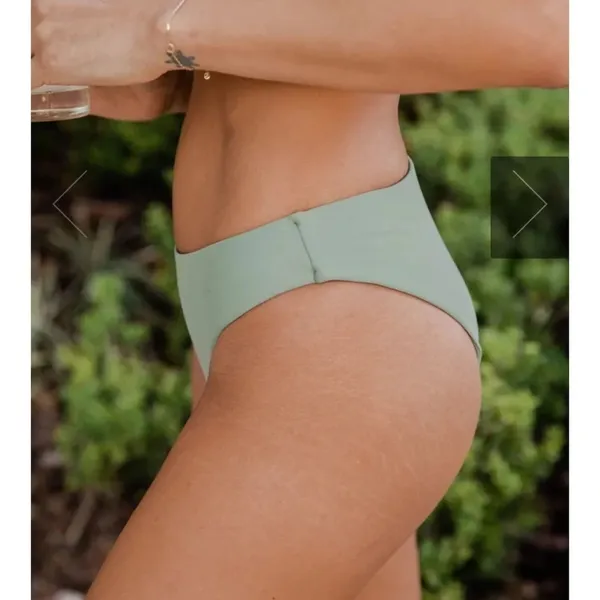 Pinkblush Pink Lilly SEA YOU TOGETHER OLIVE MID-RISE BIKINI BOTTOMS - Image 3