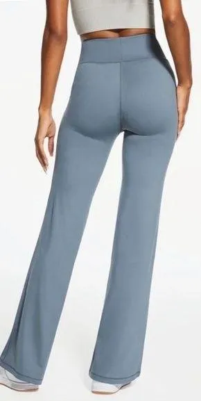 AEROPOSTALE Flare Flex Crossover High-Rise Pants Gray S - Image 2