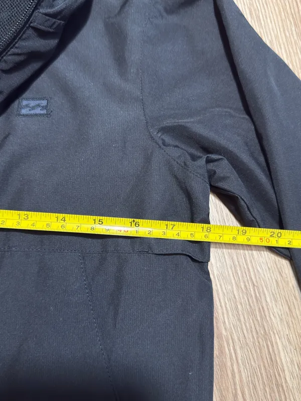 Billabong‎ Black Hooded Windbreaker Jacket - Image 4