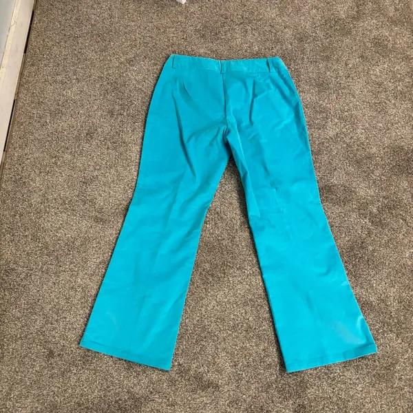Teal Soft Sea Green Courtenay Corduroys Jeans SZ 10 P Waist 29.5/31 Cotton Soandex - Image 2