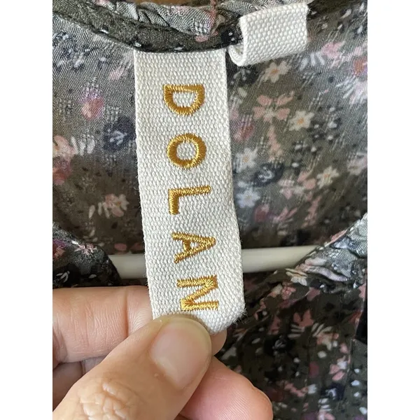 DOLAN Anthropologie Lorien Lace Peasant Blouse Small Fall Boho Chic Whimsigoth - Image 9