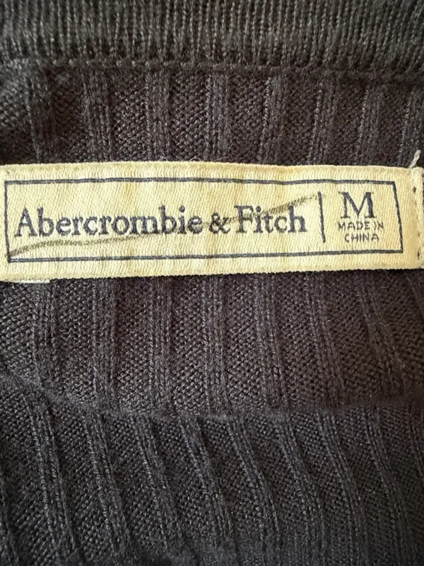 Abercrombie & Fitch A&F Collection Ribbed Striped Long Sleeve Dress Size M - Image 7