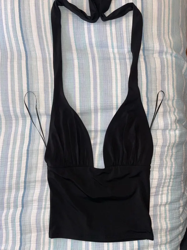 Garage Halter Top Black - Image 4