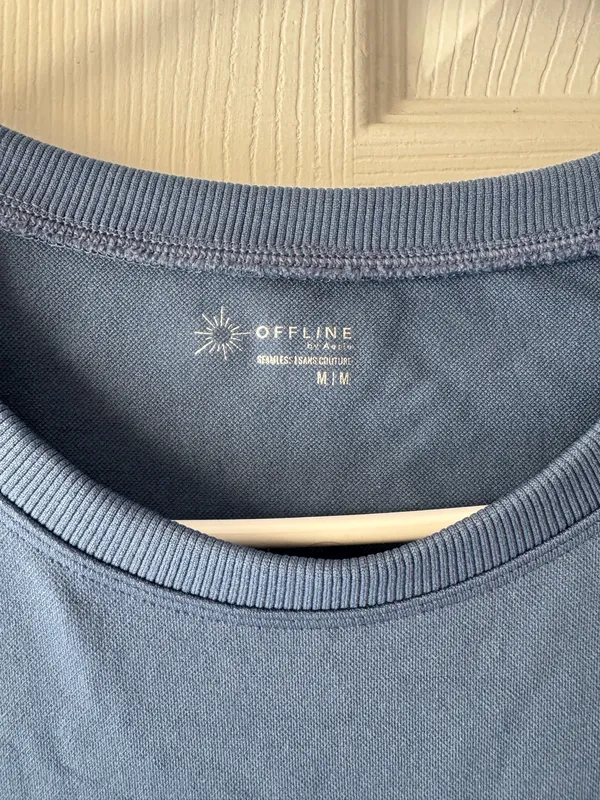 Aerie Cropped Workout Long Sleeve Top OFFLINE by - Image 2