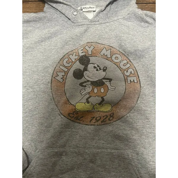 Vintage Disney originals Mickey Mouse grey hoodie - Image 2