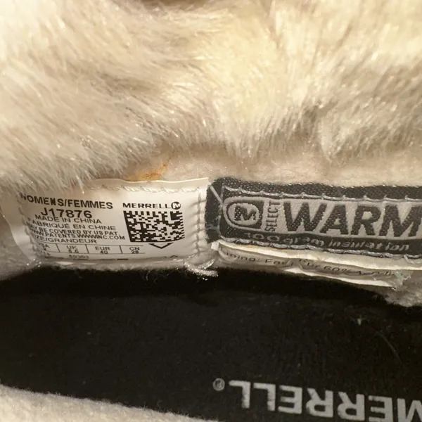 Merrell Womens 9 Haven Bluff Polar Waterproof Winter Boots Taupe Brown Faux Fur‎ - Image 11