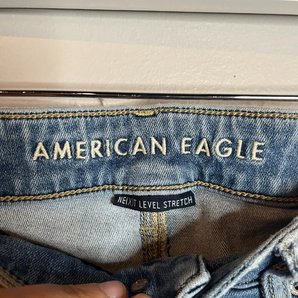American Eagle distressed Hi-Rise Jeggings - Image 3