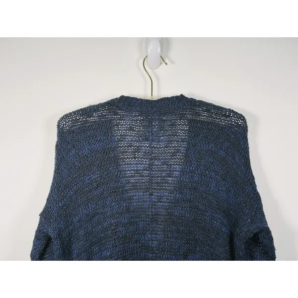 Vintage Y2K Abercrombie & Fitch V-neck Cardigan Womens XS/S Blue Moose Preppy - Image 5