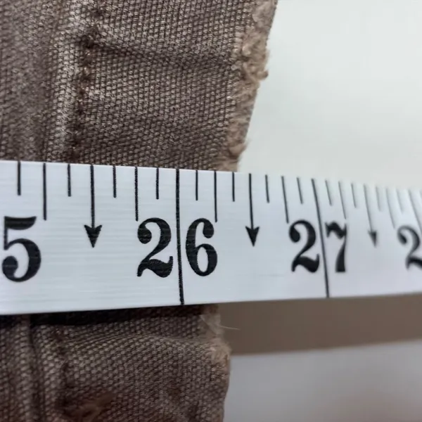 American Eagle Brown Carpenter Pants High Rise Utility Stretch Women Size 6 - Image 4