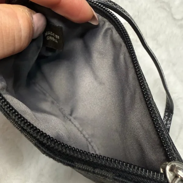 COACH Black Signature Wristlet - Image 3