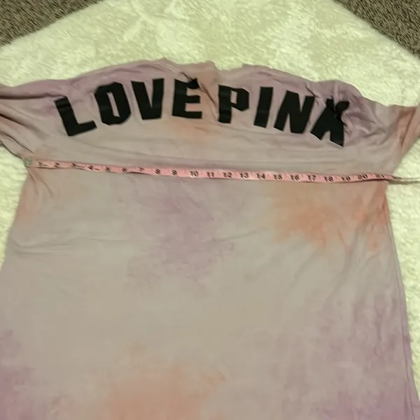 5/$30 🎈Pink Victorias Secret medium tie dye long sleeved tee - Image 4