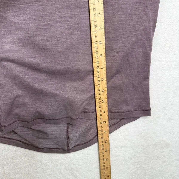 Lululemon 6 Get Set Long Sleeve Heathered Smoky Blush Frosted Mulberry Luon - Image 11