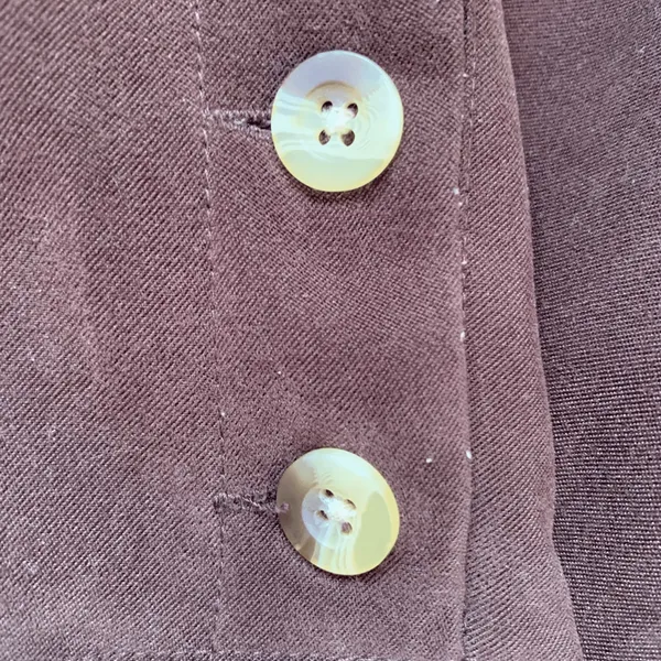 Vintage Faux Suede Jumper Dress Brown Prairie Midi Boho Modest Grunge Layering - Image 12