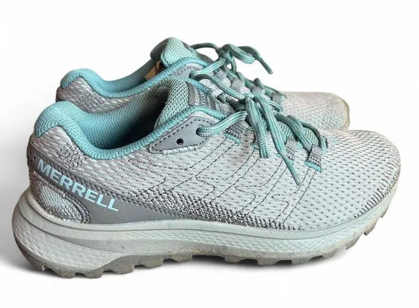 Merrell Fly Strike Trail Runners Gray/Teal Women’s 7 Hiking Shoes - Image 5