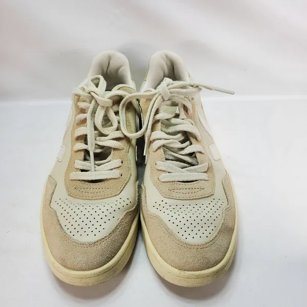 Veja V-10 Sneakers Womens 8 White Natural Suede ChromeFree Leather Low Top Shoes - Image 2
