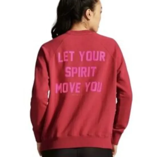 Spiritual Gangster X Peleton Pink Pullover Sweatshirt Womens M Athletic Casual - Image 2